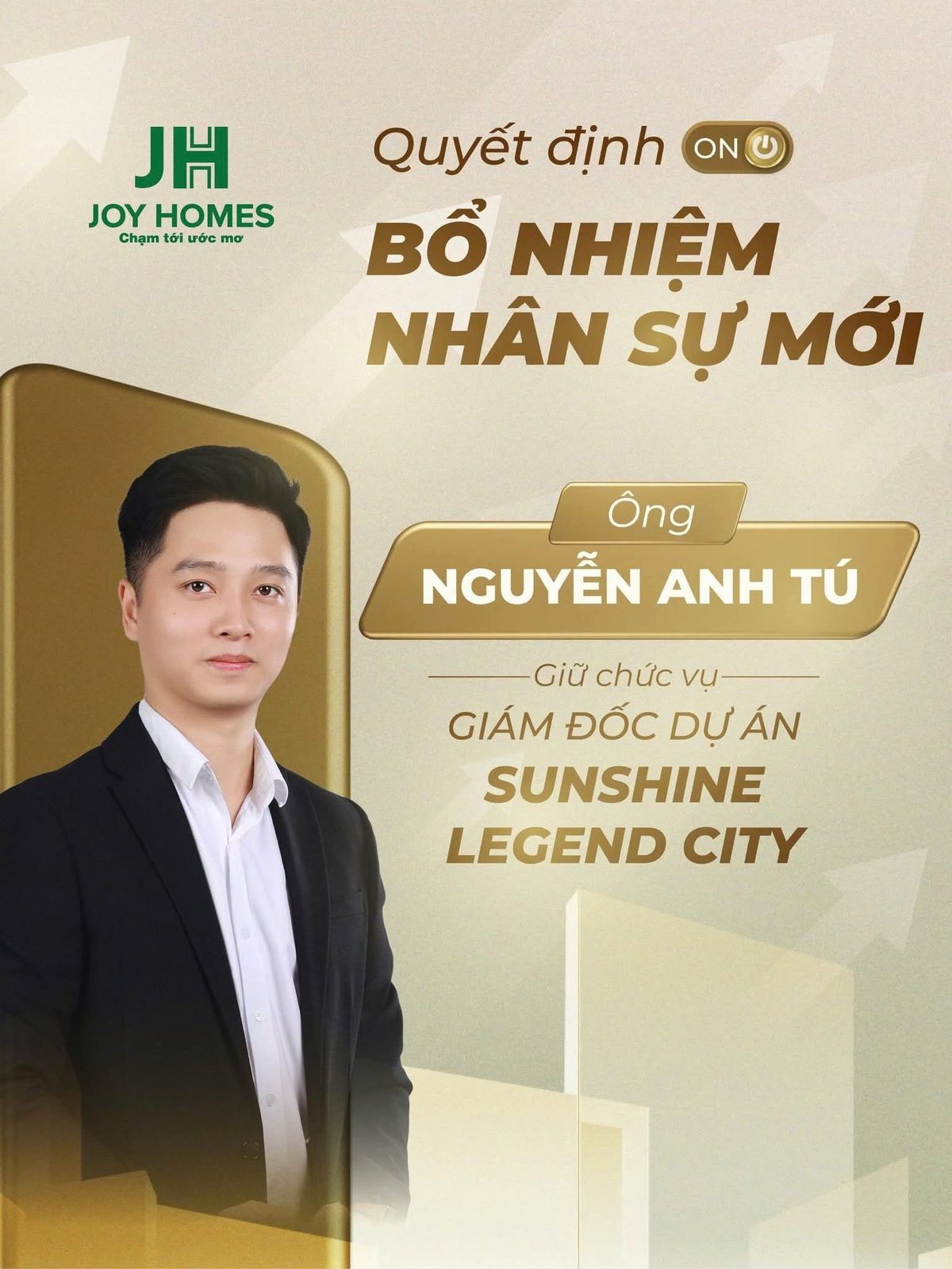 Quyết định bổ nhiệm Giám đốc Dự án Sunshine Legend City